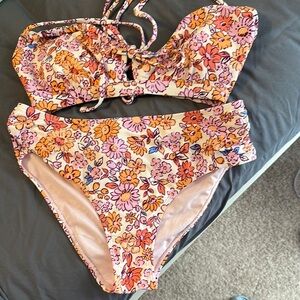 Cupshe Floral Bikini Set